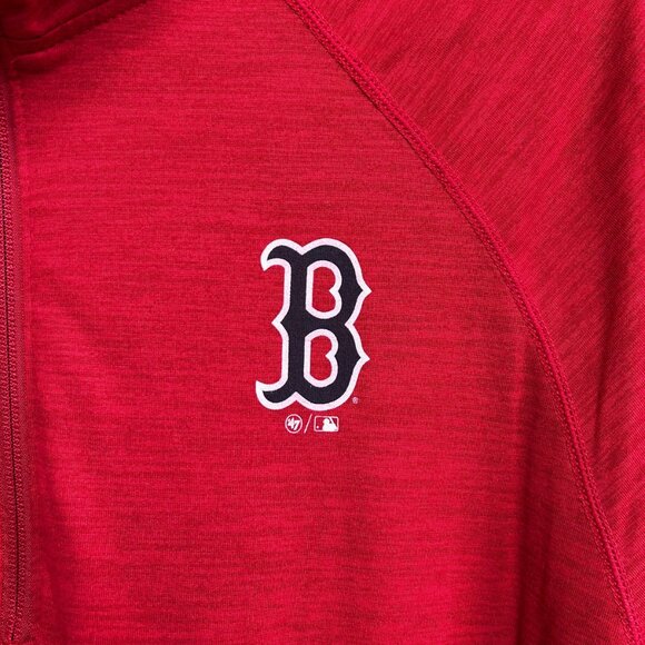 Unisex Boston Red Sox 1/4 Zipper Pullover - Picture 3 of 5